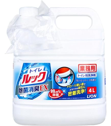 Amazon | ライオン トイレのルック除菌消臭EX詰替用350ml×5 | LION